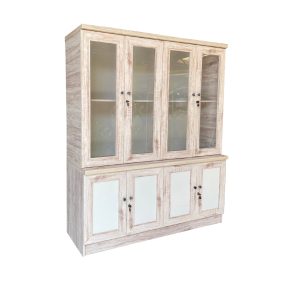 MORANG-I - ตู้เก็บของเอนกประสงค์ 150 ซม. สีไลท์วอลนัท